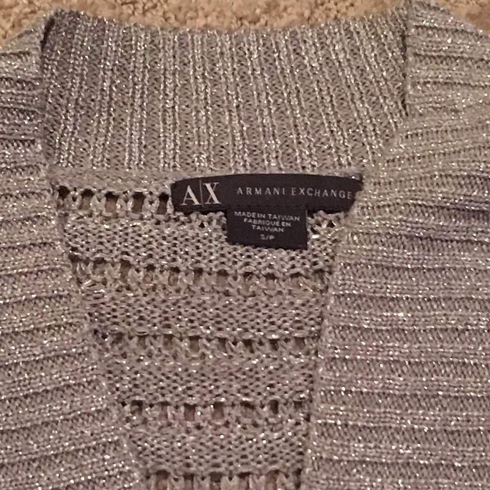 Silver sheer top - Picture 3 of 3